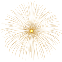 Fireworks Gold Festive Free HD Image