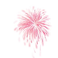 Pink Fireworks Vector PNG Free Photo