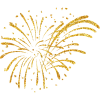 Sparkle Fireworks Gold Photos PNG Image High Quality