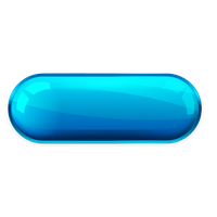 Blue Button Glossy PNG Free Photo