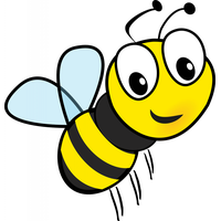 Honey Flying Vector Bee Free Clipart HD