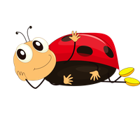 Ladybug Insect Cute PNG Free Photo