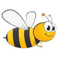 Honey Vector Yellow Bee PNG Image High Quality
