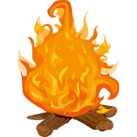Lohri Flame Orange Fire For Happy Decoration