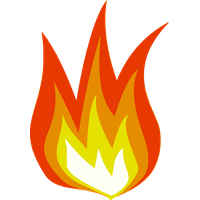 Lohri Flame Fire Symbol For Happy Cake