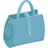 Blue Handbag Free Clipart HQ