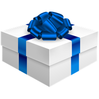 Blue Gift Bow Free Download PNG HQ