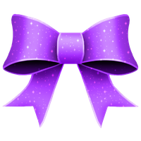 Purple Bow Free Transparent Image HQ