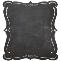 Blackboard Frame Free Transparent Image HQ