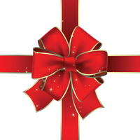 Present Red Bow PNG Image High Quality