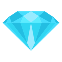 Blue Diamond Gemstone PNG File HD
