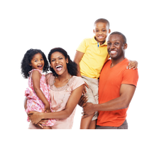 Black Family PNG Download Free