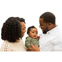 Black Family PNG Free Photo