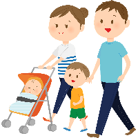 Walking Vector Family Free Download PNG HD