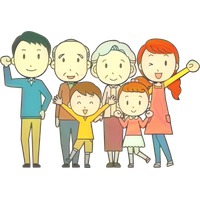 Vector Family Happy PNG File HD