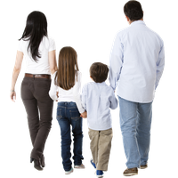 Walking Pic Family Free Clipart HD