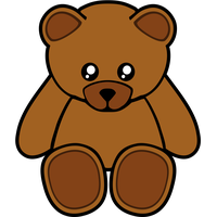 Vector Bear Teddy PNG Image High Quality