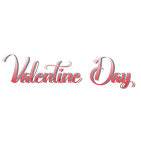 Text Valentines Banner Day Free Download PNG HQ