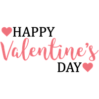 Text Valentines Banner Day Free Download PNG HD