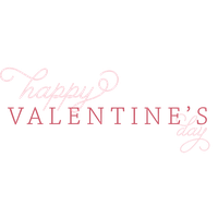 Text Valentines Banner Day PNG Free Photo