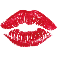 Kiss Red PNG Image High Quality