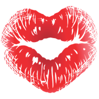 Kiss Red Free Download PNG HQ