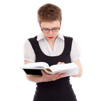 Woman Reading Free PNG HQ