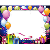 Frame Birthday Balloons Free Clipart HD