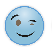 Blue Cute Sky Emoji Free HQ Image