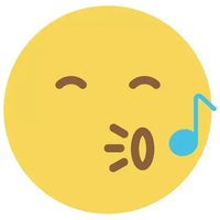 Flat Circle Emoji Free PNG HQ