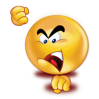 Gradient Photos Angry Emoji Free Clipart HQ