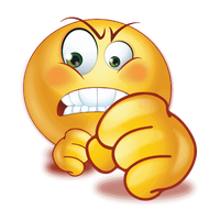 Gradient Angry Pic Emoji Free Download PNG HD