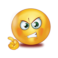 Gradient Picture Angry Emoji Download HQ