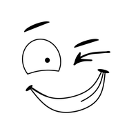 Emoji Art Outline Face Download HQ