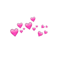 Pink Heart Emoji Free Transparent Image HD