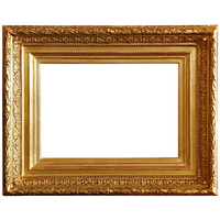 Antique Picture Frame Gold Free HQ Image