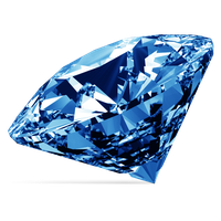 Blue Diamond Gemstone PNG Image High Quality