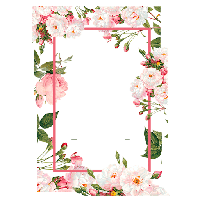 Flowers Border PNG Image High Quality