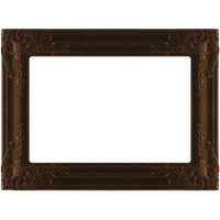 Brown Frame Empty Free PNG HQ