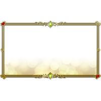 Golden Frame Rectangle PNG Download Free