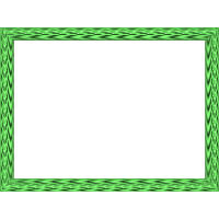 Frame Green Rectangle PNG Free Photo