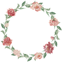 Floral Round Garland Free Download PNG HQ
