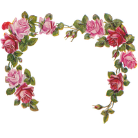 Floral Pic Round Garland Free Download PNG HD