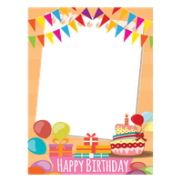 Frame Birthday Happy Free Transparent Image HQ