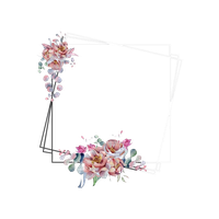 Watercolor Floral Frame Flower Download HD