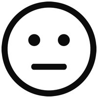 Picture Black Outline Emoji PNG Free Photo