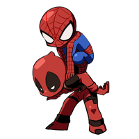 Spiderman And Deadpool Picture Download HQ