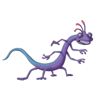 Purple Lizard Monsters Inc HQ Image Free
