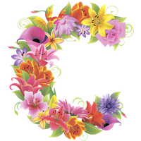 Alphabet Flower Free Download PNG HD