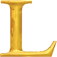 Alphabet Gold Free Transparent Image HQ